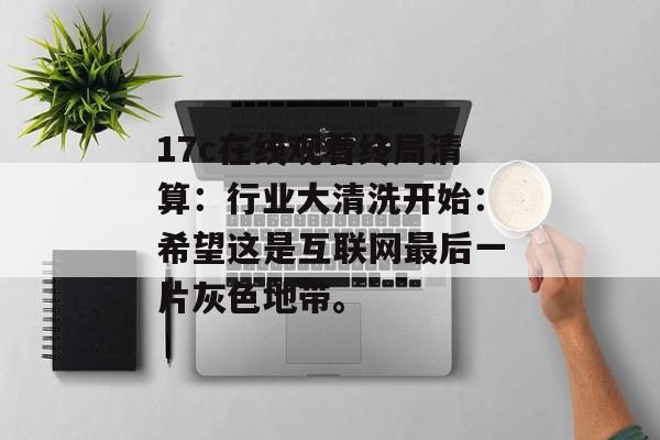 17c在线观看终局清算:行业大清洗开始:希望这是互联网最后一片灰色地带。